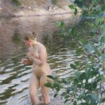 Shivering Girl
*oil on canvas
*97.9 × 66 cm
*signed b.r.: Zornd 1894