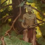 Mead Schaeffer, The Indian Allies had been Observing the English Troops, 1931