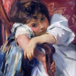 Portrait of a child
*oil on canvas
*55.9 x 40.6 cm
*after 1900